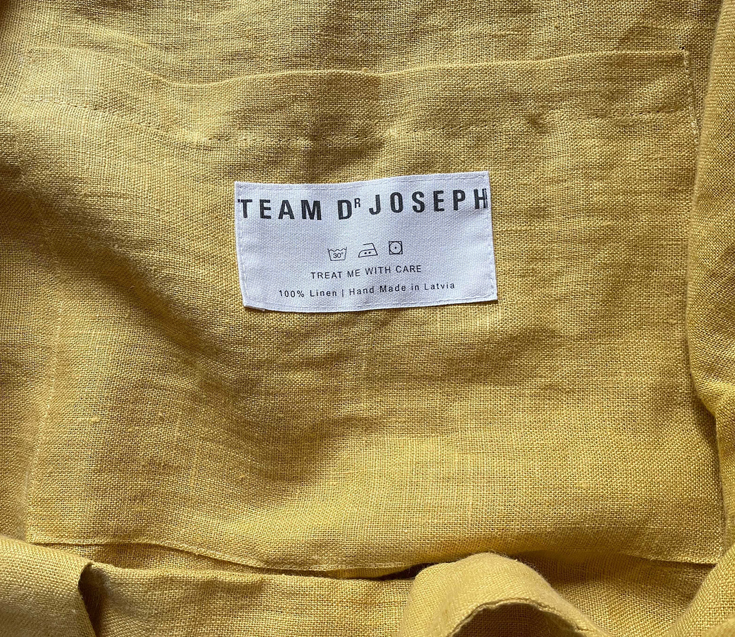 Linen tote bag - tuscany sun TEAM DR JOSEPH