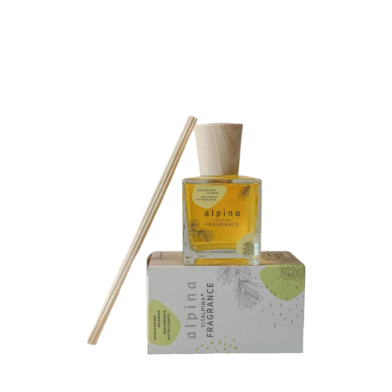 Vitalpina® Fragrance - ALPINA, 250 ml Die Essenz alpiner Glücksmomente - inkl. Duftstäbchen VOC: 89,8%